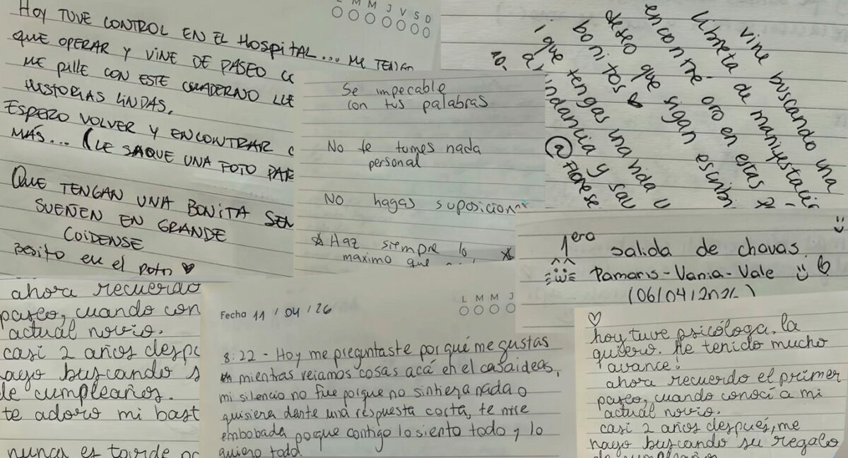 “Te pido que cada día te ames un poco más”: el dulce diario de vida colectivo que los clientes del Casaideas convirtieron en un pequeño refugio en el Mall Plaza Vespucio