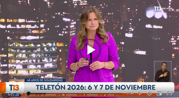 Teletón 2026 ya tiene fecha: se realizará el 6 y 7 de noviembre