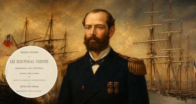 «Lei electoral vijente»: la tesis con que Arturo Prat logró ser abogado y que aún conserva U. de Chile