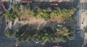 Así se verá la nueva cara que tendrá el bandejón central de la Alameda con más áreas verdes, rutas peatonales y mejor iluminación