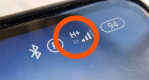 Qué significa el símbolo H+ en el celular y la razón por la que aparece en lugar de 4G o 5G
