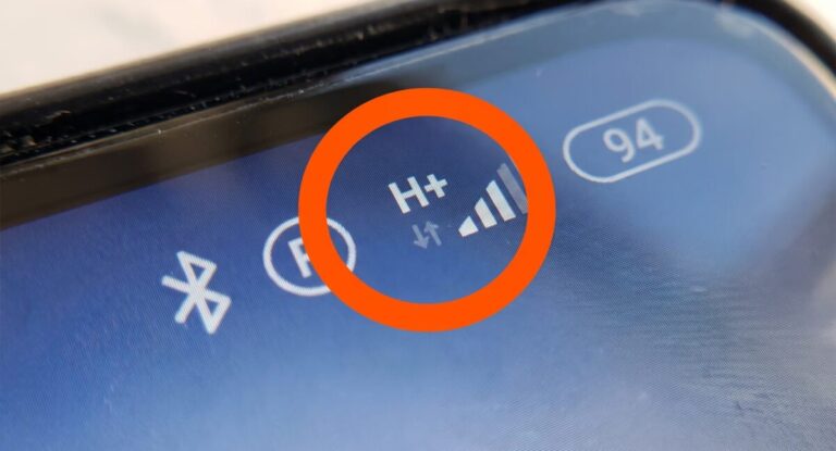 Qué significa el símbolo H+ en el celular y la razón por la que aparece en lugar de 4G o 5G