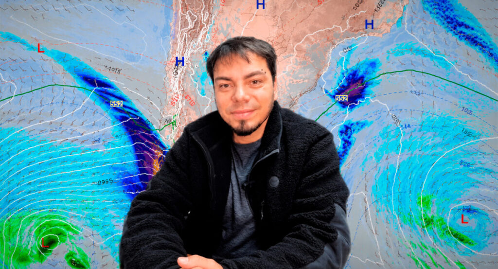 “Hasta los gringos están hablando de la lluvia que se viene”: La advertencia de Las nubes de Diego, el meteorólogo aficionado que informa a miles de seguidores en redes sociales